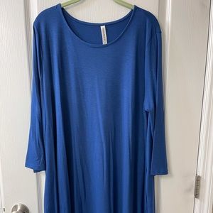 Zenana Premium Long Sleeve Swing Tunic Top